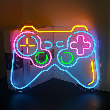 Game Room Neon Sign LED Wall Decor USB Powered Acrylic Lighting Bedroom Bedside Wall Decor Gift