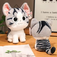 Kawaii Cat Plush Anime Character Chi Chi's Cat Stuffed Doll Soft Cheese Cat  Home Decor