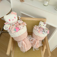 Hello Kitty Plush Doll Bouquet Cute Soft Fashion Plush Flower Room Decoration Gifts