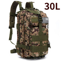 30L/50L 1000D Nylon Waterproof Trekking and Fishing Backpack