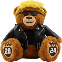 Bear Stuffed Doll Bear Plush Bear for Trump Supporters and Patriotic Americans