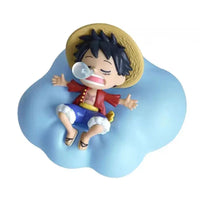 One Piece Luffy Zoro Nami Sanji Night Light Anime Figure Lamp Soft Light Bedroom Bedside LED Children Toys Gift