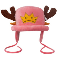 One Piece Tony Chopper Cosplay Plush Toys Hats Plush Cute Cotton Warm Stuffed Fashion Accessories