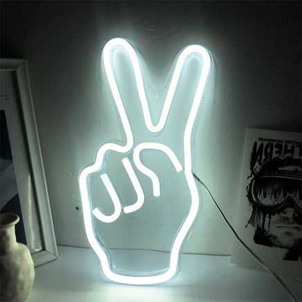 Neon Signs USB with Switch Hamburger LED Neon Lights Wall Art Decoration Wing Hanging Sign Bar Room Decor Party Night Lamp