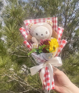 My Melody Kuromi Cinnamoroll Bouquet Plush Doll Toy Gift Box Valentine's Day Christmas Graduation Gifts