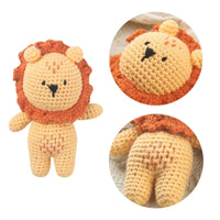 Monkey Plush Toy – Handmade Crochet Wool Stuffed Animal, 2.4" – Lusy Store