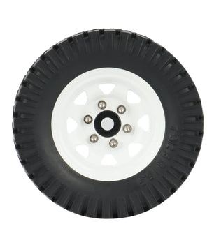 1.55 Metal Beadlock Wheel Rim Tire Set for 1/10 RC Crawler Car