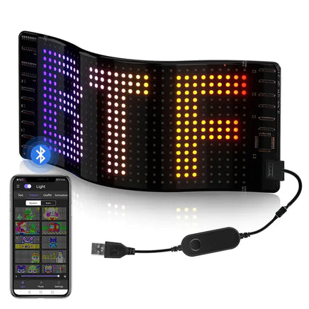 LED Matrix Pixel Panel Bluetooth - Lusy Store LLC 