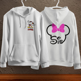 Mickey Mouse Hoodie Vintage White Khaki Hoodie Long Sleeve Hooded Pullover Personality Streetwear