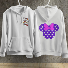 Mickey Mouse Hoodie Vintage White Khaki Hoodie Long Sleeve Hooded Pullover Personality Streetwear