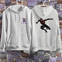 Spider Man Hoodie Casual Clothes Black White Khaki Hoodie Long Sleeve Hooded Pullover Personality Streetwear