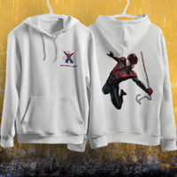 Spider Man Hoodie Casual Clothes Black White Khaki Hoodie Long Sleeve Hooded Pullover Personality Streetwear