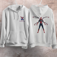 Spider Man Hoodie Casual Clothes Black White Khaki Hoodie Long Sleeve Hooded Pullover Personality Streetwear