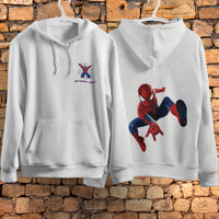 Spider Man Hoodie Casual Clothes Black White Khaki Hoodie Long Sleeve Hooded Pullover Personality Streetwear