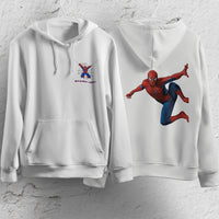 Spider Man Hoodie Casual Clothes Black White Khaki Hoodie Long Sleeve Hooded Pullover Personality Streetwear