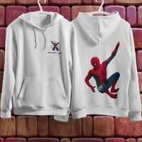 Spider Man Hoodie Casual Clothes Black White Khaki Hoodie Long Sleeve Hooded Pullover Personality Streetwear