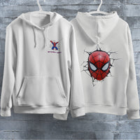 Spider Man Hoodie Casual Clothes Black White Khaki Hoodie Long Sleeve Hooded Pullover Personality Streetwear