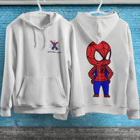 Spider Man Hoodie Casual Clothes Black White Khaki Hoodie Long Sleeve Hooded Pullover Personality Streetwear