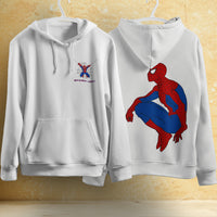 Spider Man Hoodie Casual Clothes Black White Khaki Hoodie Long Sleeve Hooded Pullover Personality Streetwear