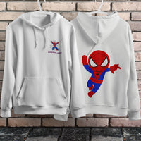 Spider Man Hoodie Casual Clothes Black White Khaki Hoodie Long Sleeve Hooded Pullover Personality Streetwear