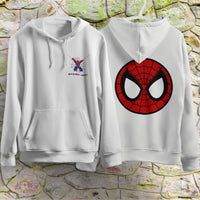 Spider Man Hoodie Casual Clothes Black White Khaki Hoodie Long Sleeve Hooded Pullover Personality Streetwear