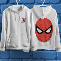 Spider Man Hoodie Casual Clothes Black White Khaki Hoodie Long Sleeve Hooded Pullover Personality Streetwear