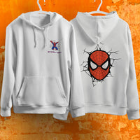 Spider Man Hoodie Casual Clothes Black White Khaki Hoodie Long Sleeve Hooded Pullover Personality Streetwear