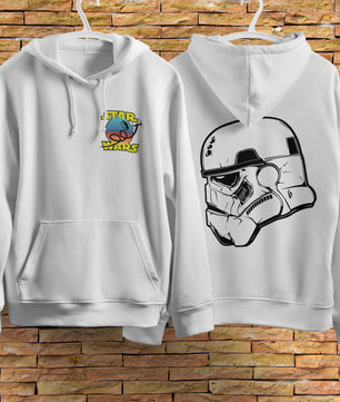 Star Wars Hoodie Vintage White Khaki Hoodie For Mens Womens Hooded Pullover Personality Streetwear