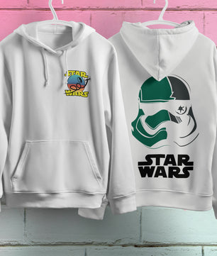 Star Wars Hoodie Vintage White Khaki Hoodie For Mens Womens Hooded Pullover Personality Streetwear