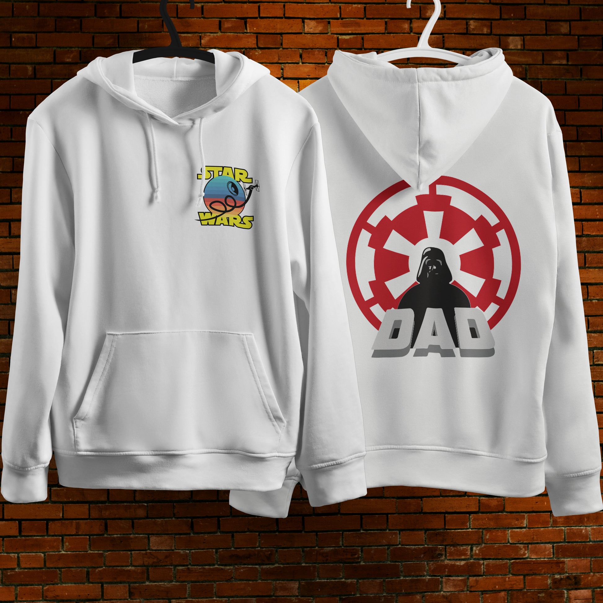 Star Wars Hoodie Vintage White Khaki Hoodie For Mens Womens Hooded Pullover Personality Streetwear