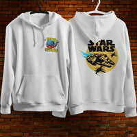 Star Wars Hoodie Vintage White Khaki Hoodie For Mens Womens Hooded Pullover Personality Streetwear