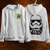 Star Wars Hoodie Vintage White Khaki Hoodie For Mens Womens Hooded Pullover Personality Streetwear