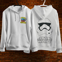 Star Wars Hoodie Vintage White Khaki Hoodie For Mens Womens Hooded Pullover Personality Streetwear