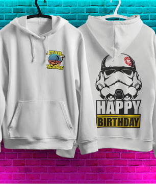 Star Wars Hoodie Vintage White Khaki Hoodie For Mens Womens Hooded Pullover Personality Streetwear