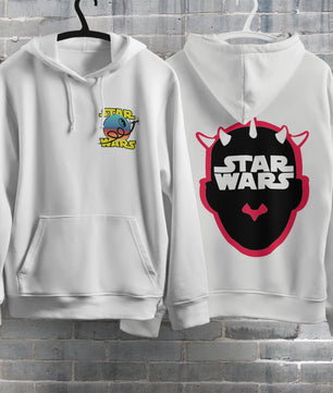 Star Wars Hoodie Vintage White Khaki Hoodie For Mens Womens Hooded Pullover Personality Streetwear