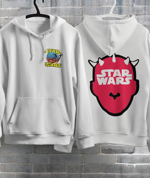 Star Wars Hoodie Vintage White Khaki Hoodie For Mens Womens Hooded Pullover Personality Streetwear