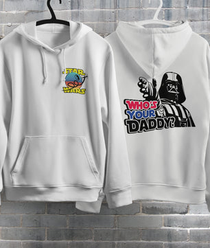 Star Wars Hoodie Vintage White Khaki Hoodie For Mens Womens Hooded Pullover Personality Streetwear