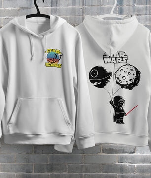 Star Wars Hoodie Vintage White Khaki Hoodie For Mens Womens Hooded Pullover Personality Streetwear