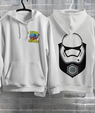 Star Wars Hoodie Vintage White Khaki Hoodie For Mens Womens Hooded Pullover Personality Streetwear