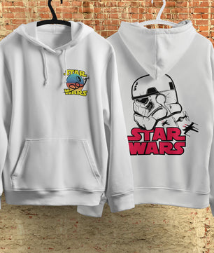 Star Wars Hoodie Vintage White Khaki Hoodie For Mens Womens Hooded Pullover Personality Streetwear