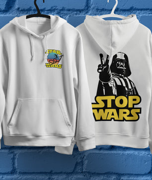 Star Wars Hoodie Vintage White Khaki Hoodie For Mens Womens Hooded Pullover Personality Streetwear