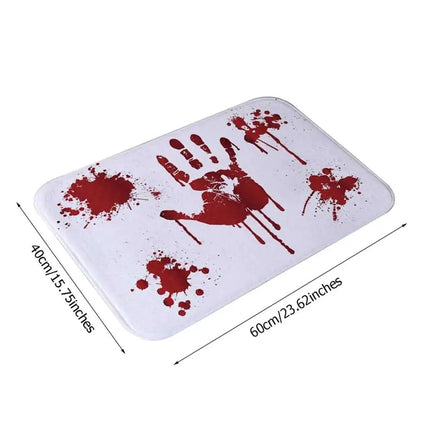 Halloween Bloody Door Mat - Lusy Store LLC 