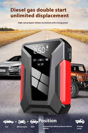 All-in-One 12V Emergency Car Power Bank & Inflatable Starter - Lusy Store LLC 