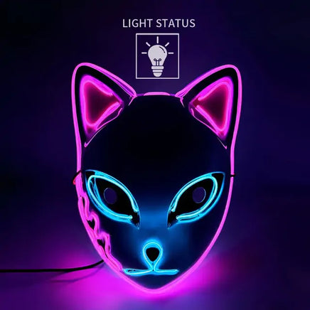 Halloween LED Cat Mask - Lusy Store LLC 