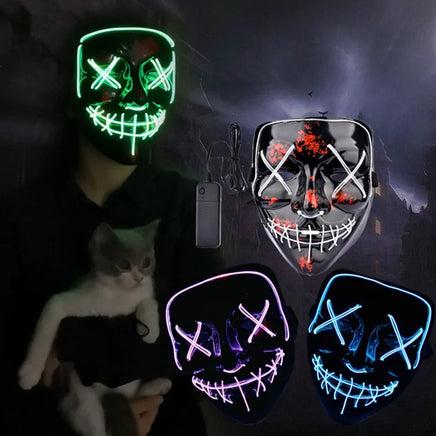 Halloween Led Mask - Lusy Store LLC 