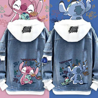 Angel Cartoon Couple Jacket - Men's and Women's Fashion Hoodie Cardigan - Lusy Store LLC