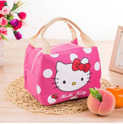 Anime Disney Lunch Box Bag - Cute Cartoon Stitch and Hello Kitty Design Perfect Gift for Children - Lusy Store LLC