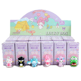 Anime Hello Kitty Kuromi Keychain Pendant Figures Pokemon Pikachu Keyring Toy 24Pcs/Set For Children Gifts - Lusy Store LLC