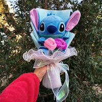 Anime Lilo and Stitch Bouquet Stuffed Plush Doll Toy for Valentine's Day, Christmas, Birthday - Lusy Store LLC