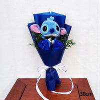 Anime Lilo and Stitch Bouquet Stuffed Plush Doll Toy for Valentine's Day, Christmas, Birthday - Lusy Store LLC